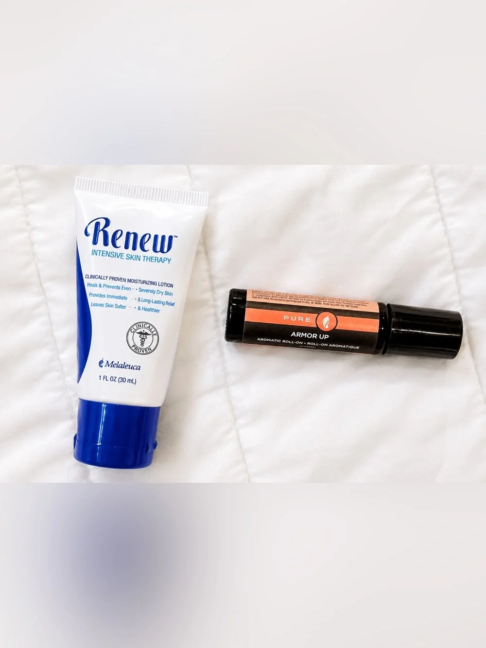 Melaleuca Duo: Renew Lotion + Armor Up Roll-On - New!
